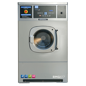 Lavadora industrial de 17 kg con calefaccionamiento eléctrico, 25 programas y 200G de extracción