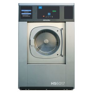 Lavadora industrial de 17 kg con calefaccionamiento eléctrico, 99 programas y 354G de extracción