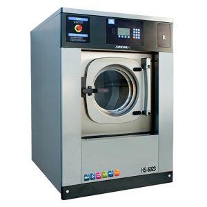 Lavadora industrial de 23 kg con calefaccionamiento eléctrico, 8 programas y 351G de extracción - Imagen 1