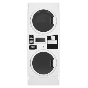 Lavadora+secadora comercial digital 10 +10 kg a gas con fichas